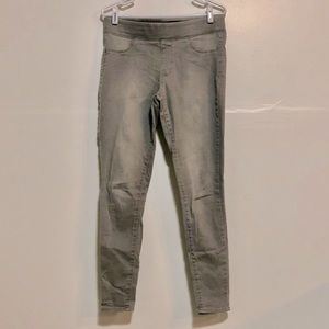Old Navy grey wash mid rise jeggings, size 8
